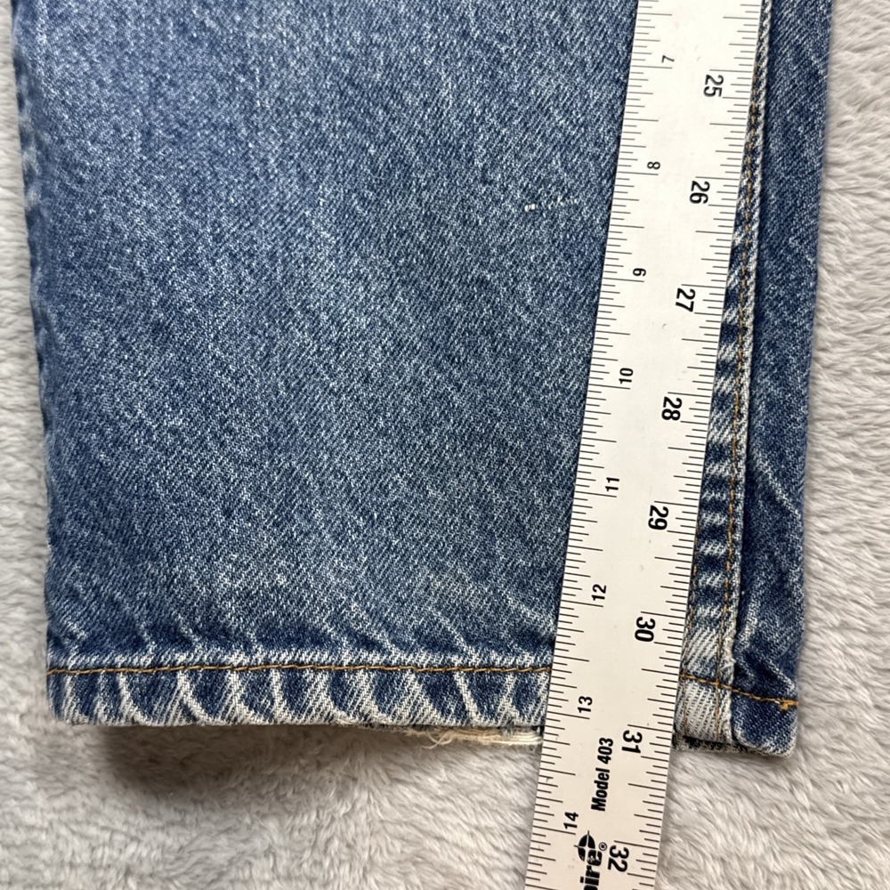 Vintage Levi's 550 Jeans Mens 36x32 (Fits 35X31) Distressed Stain Orange Tab 90s - Picture 8 of 15